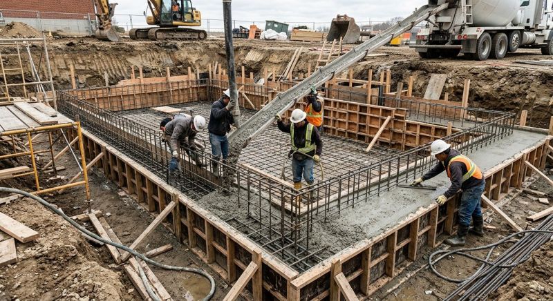 Basement Concrete Installation in Saint Clair Shores, MI