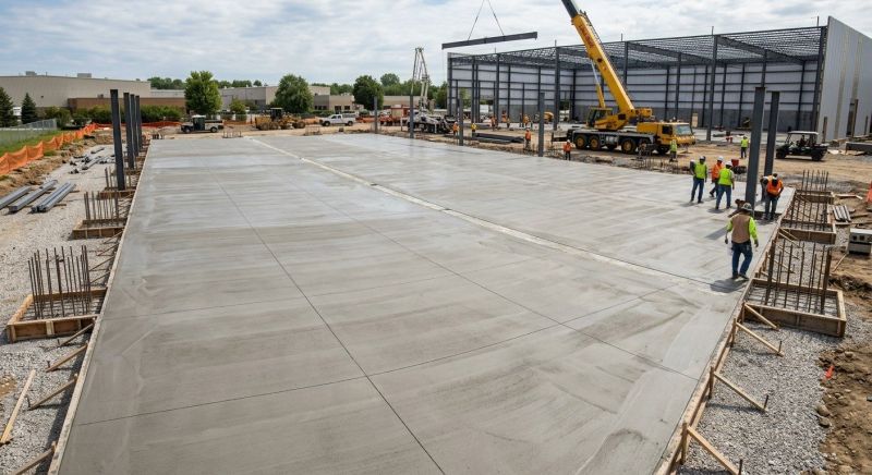 Commercial Slab Construction in Lincoln Park, MI