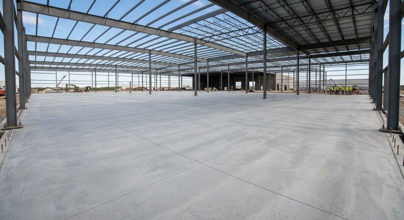 Commercial Slab Installation in Washington, MI