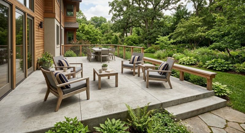 Concrete Deck Installation in Troy, MI