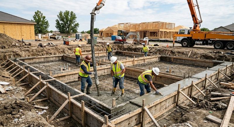 Concrete Foundation Installation in Macomb, MI