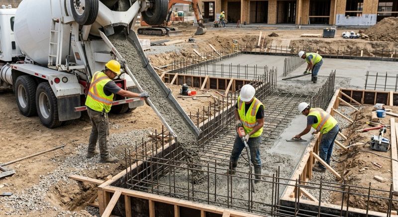 Foundation Wall Pouring in Detroit, MI